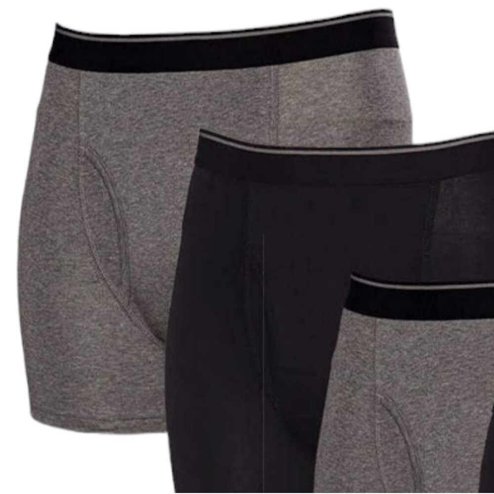 NWOT Kirkland Signature Men's Black Boxer 3 Piece Set SZ XL